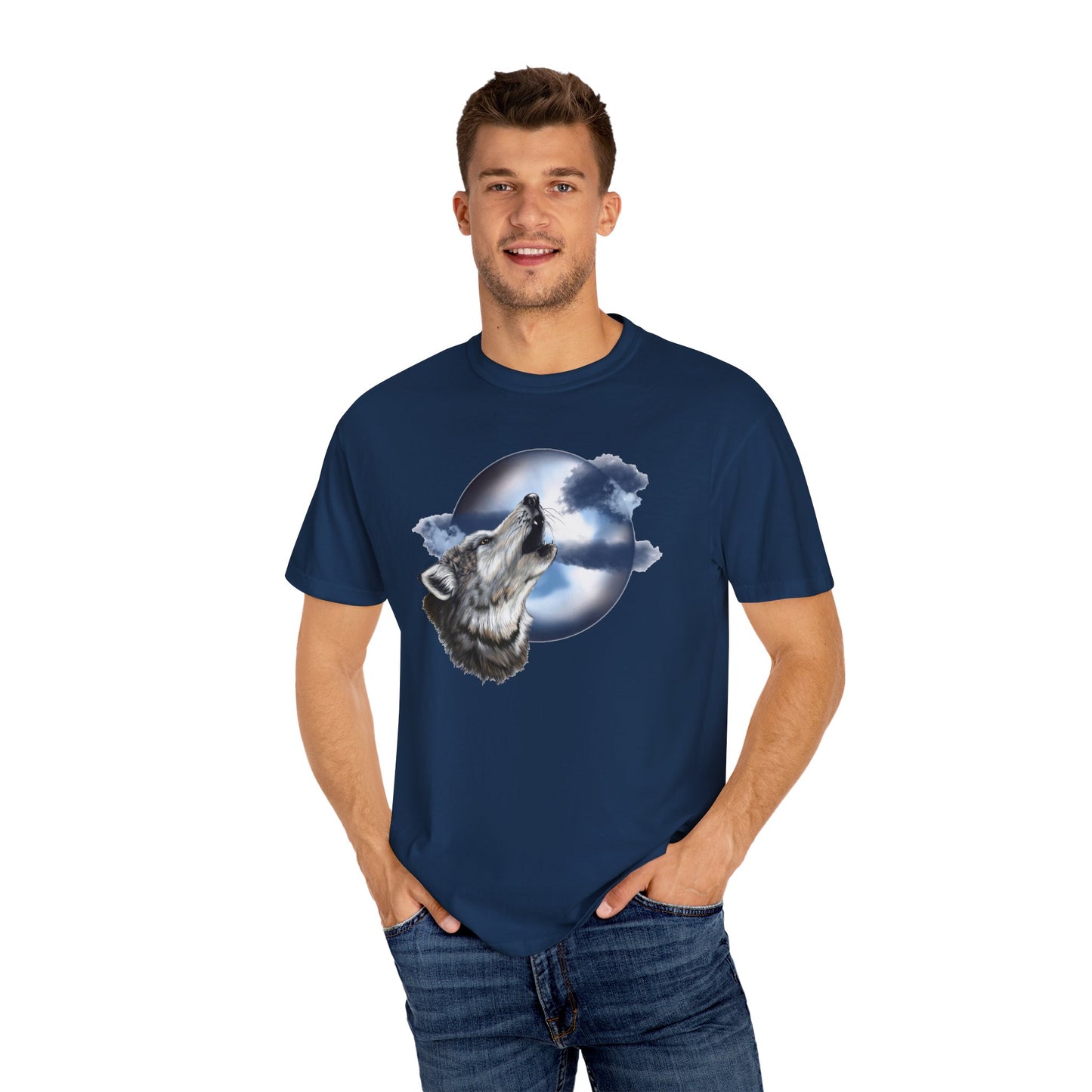 Howl at the Moon Lone Wolf T-Shirt - 13 colors