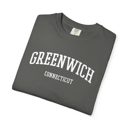 Greenwich CT Classic Block T-shirt - 15 colors