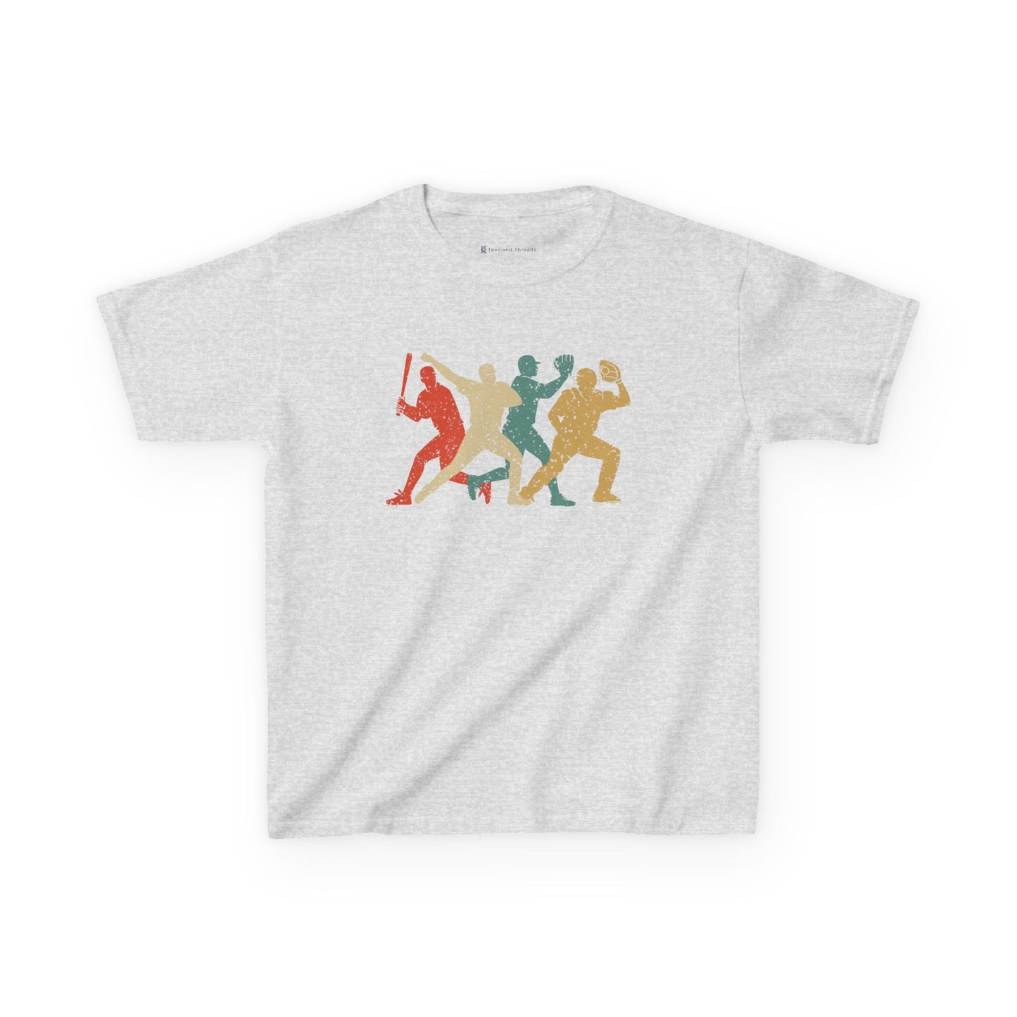 Kids' Baseball Shadows T-Shirt - 13 colors