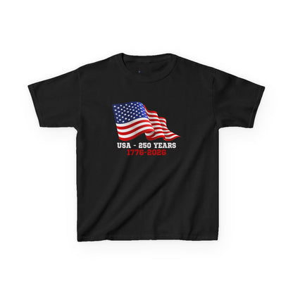 Kids' USA 250 Years Birthday 1776-2026 T-shirt - 15 colors