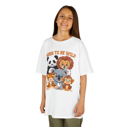 Kids' Born to Be Wild Animal Friends T-Shirt - 18 colors
