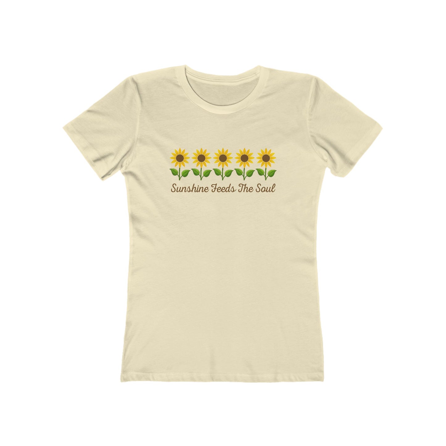Women's Sunshine Feeds the Soul Flower T-Shirt - 8 colors