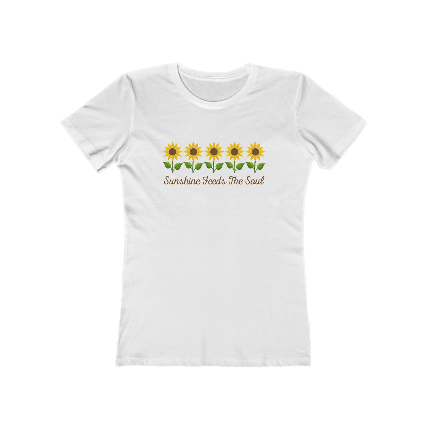Women's Sunshine Feeds the Soul Flower T-Shirt - 8 colors