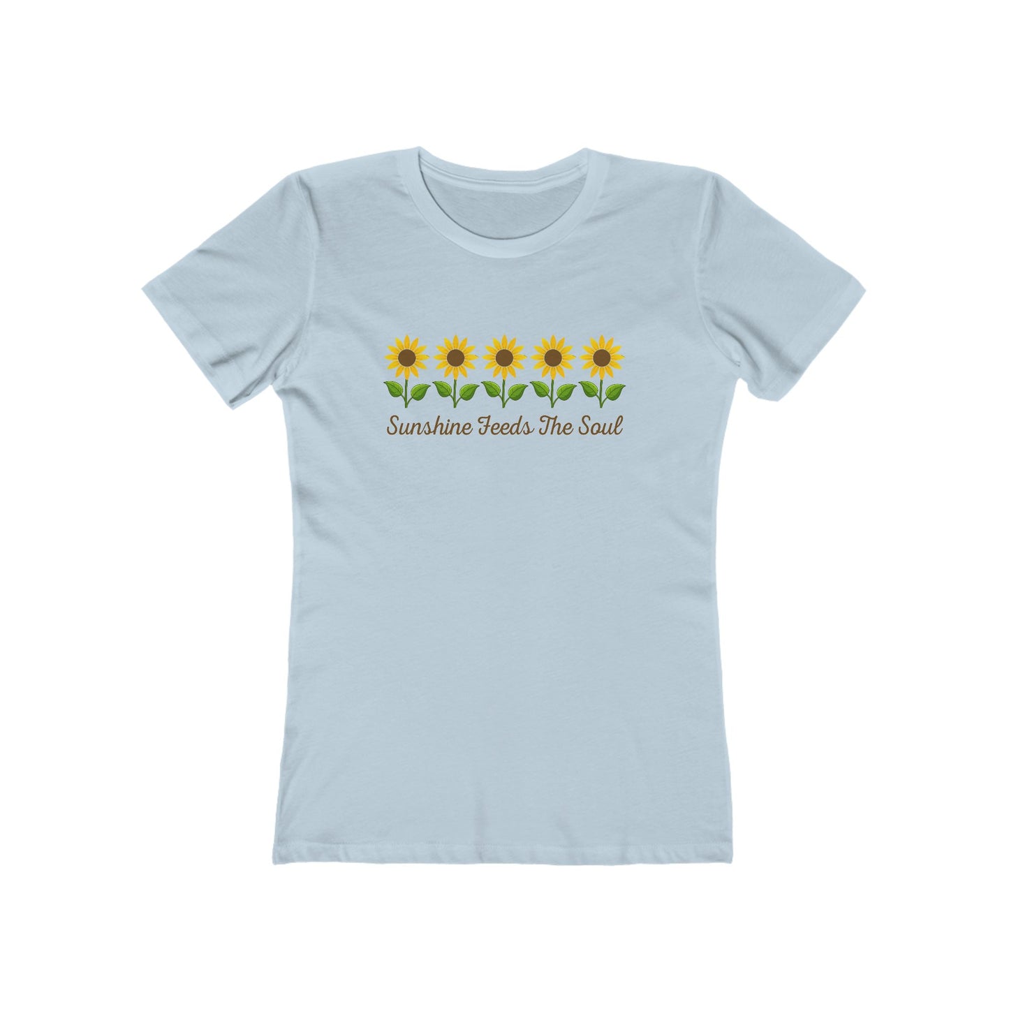 Women's Sunshine Feeds the Soul Flower T-Shirt - 8 colors