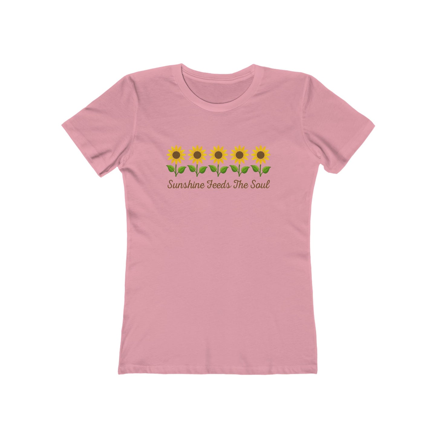 Women's Sunshine Feeds the Soul Flower T-Shirt - 8 colors
