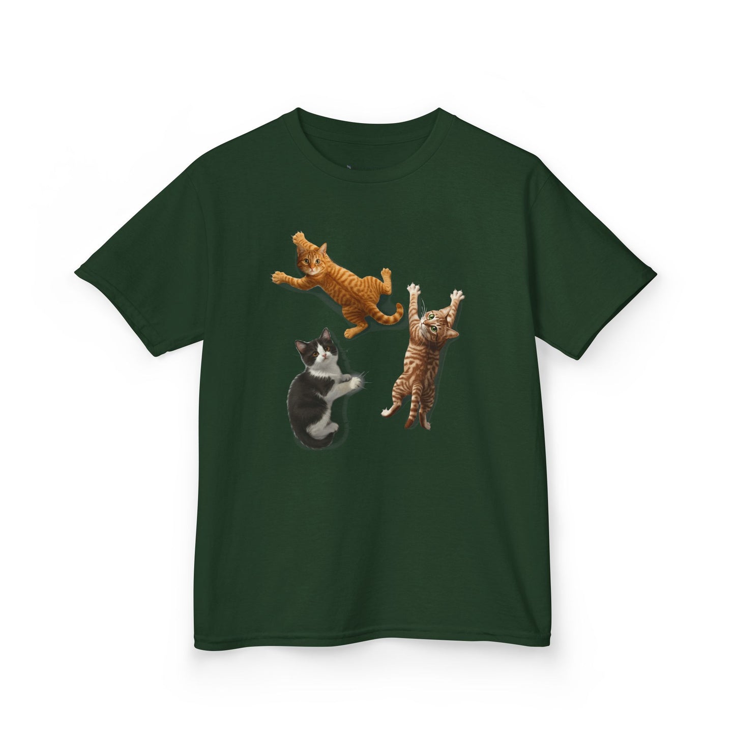 Kids' Clinging Kittens T-Shirt - 14 colors