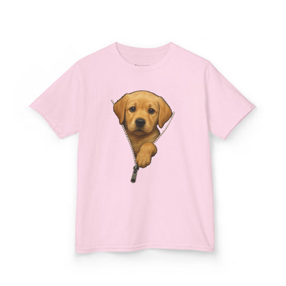 Kids' Peeking Puppy T-shirt - 15 colors