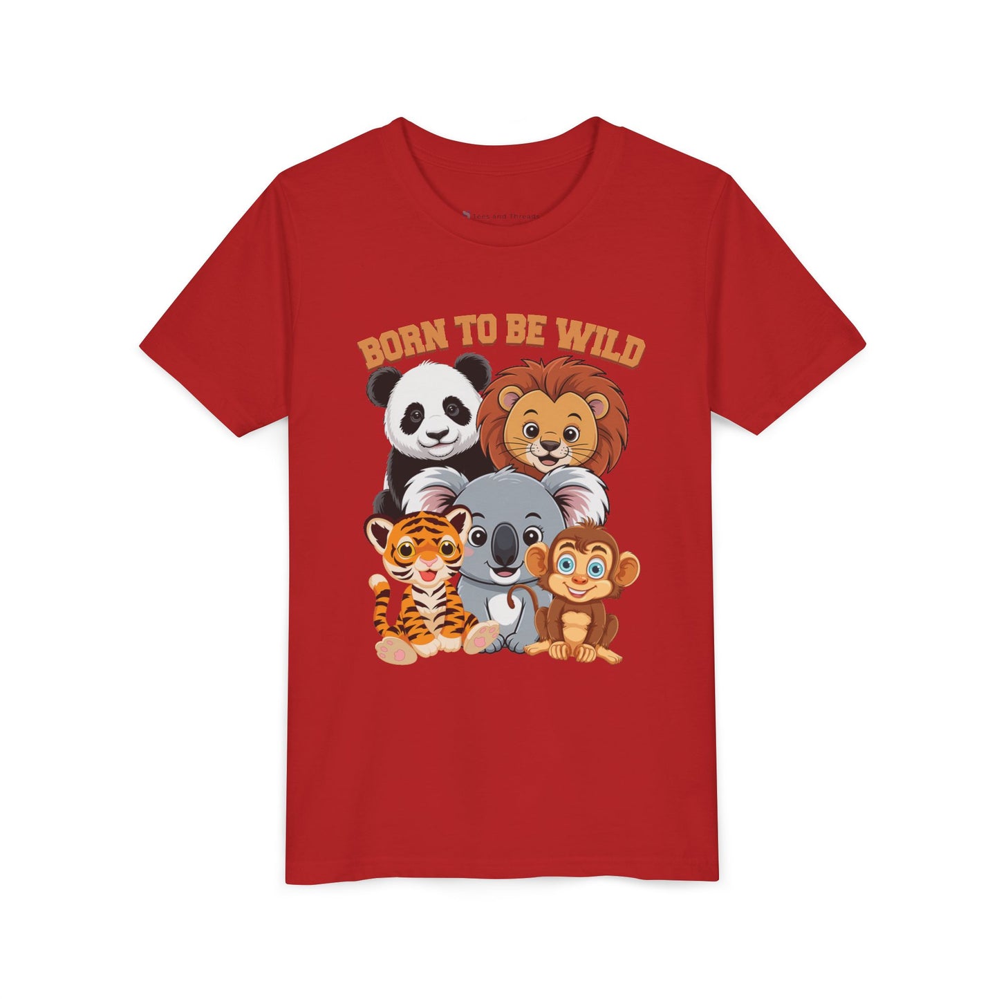 Born to Be Wild Animal Friends Kids T-Shirt