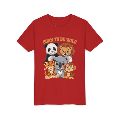 Born to Be Wild Animal Friends Kids T-Shirt