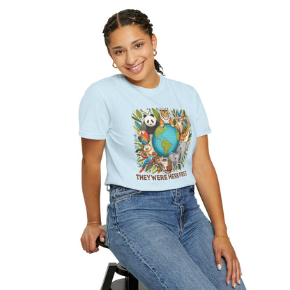 They Were Here First Animal T-shirt - 15 colors