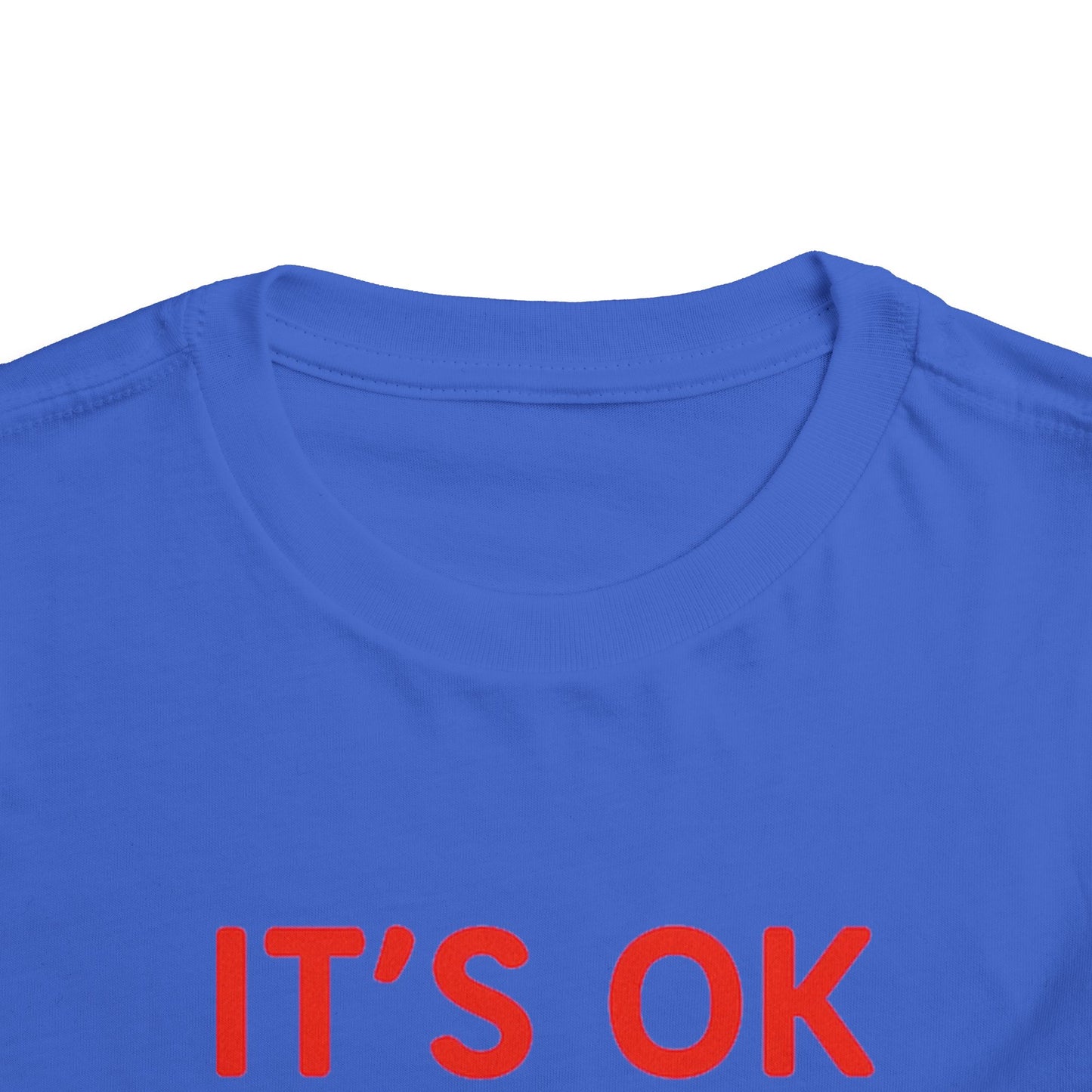 It's OK To Be Different Cute Fishy Toddler Tee - 8 colors