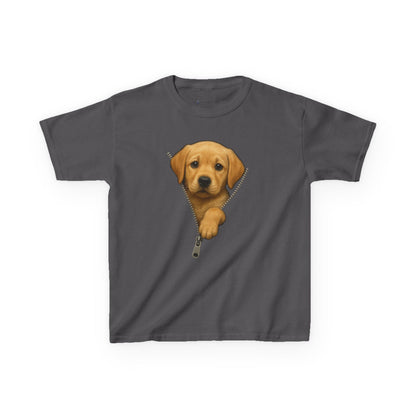 Kids' Peeking Puppy T-shirt - 15 colors
