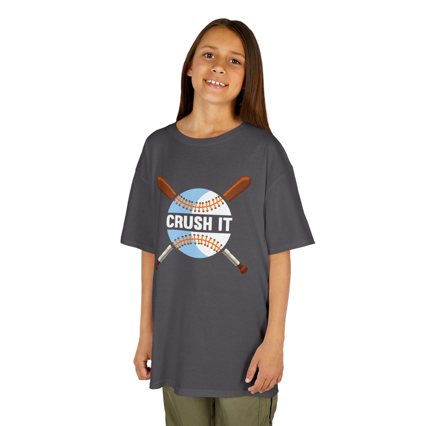 Kids' Crush It Baseball T-Shirt - 8 colors