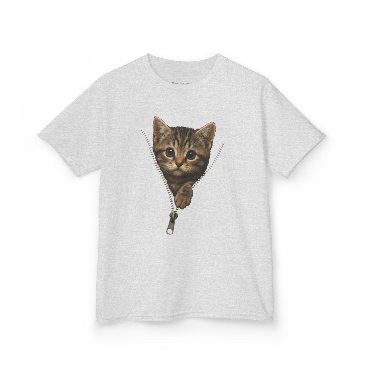 Kids' Peeking Kitten T-shirt - 14 colors