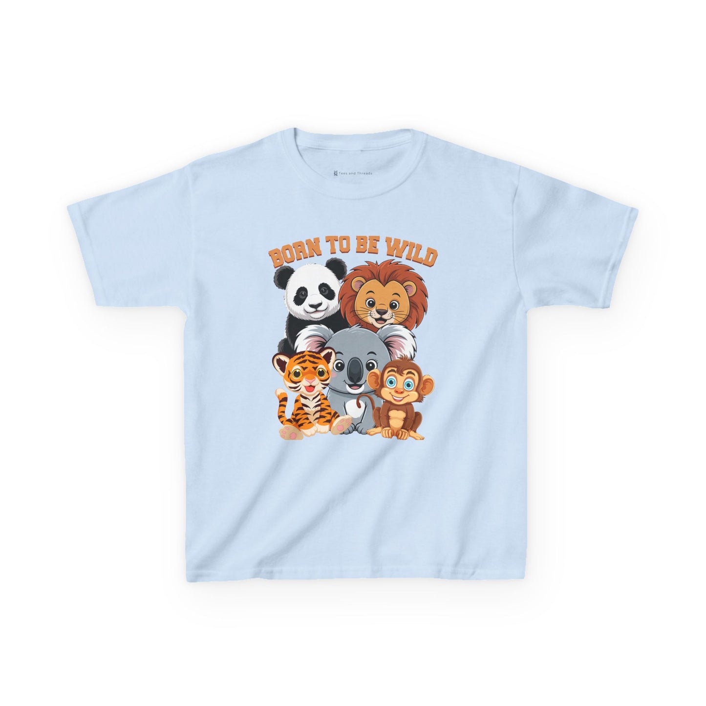 Kids' Born to Be Wild Animal Friends T-Shirt