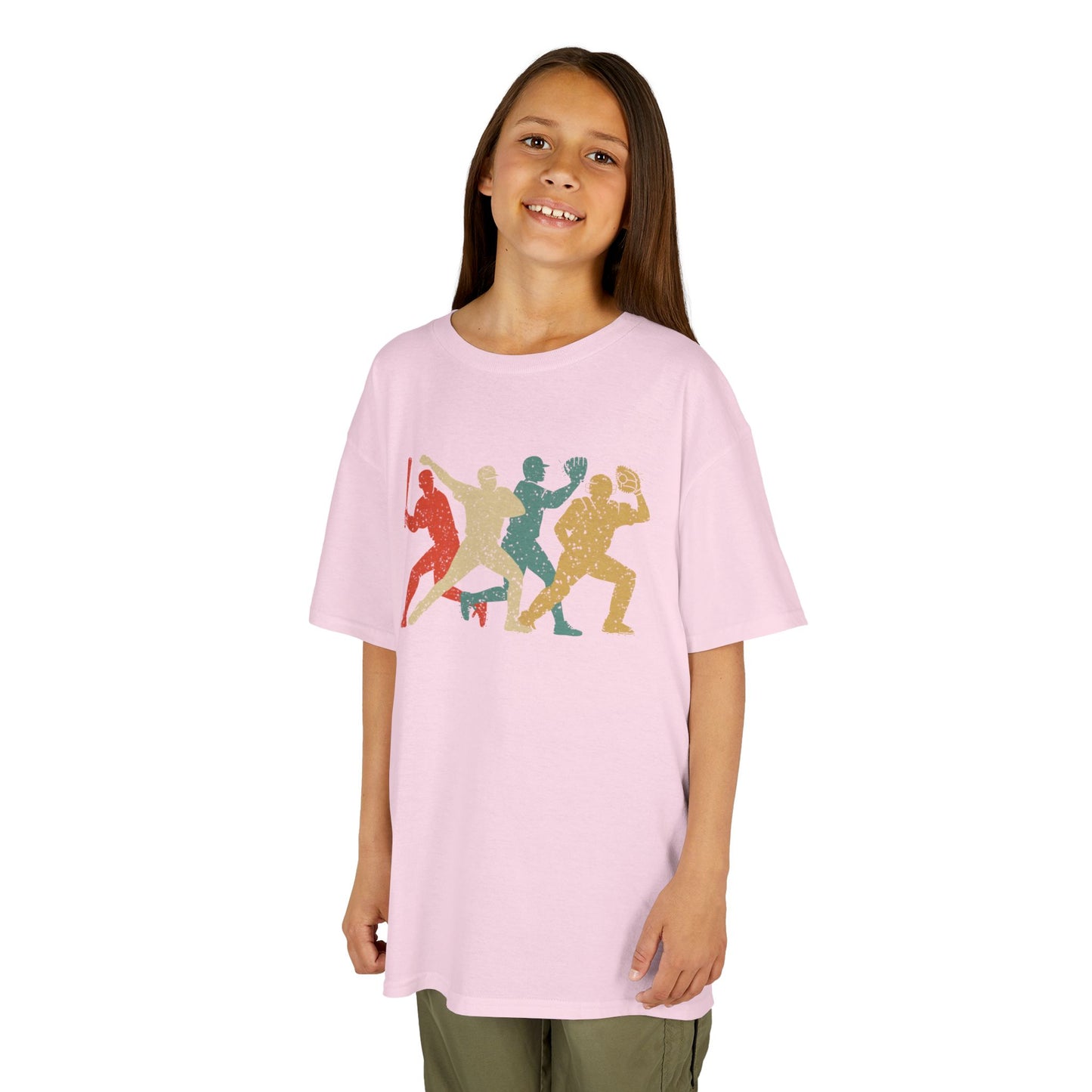 Kids' Baseball Shadows T-Shirt - 13 colors
