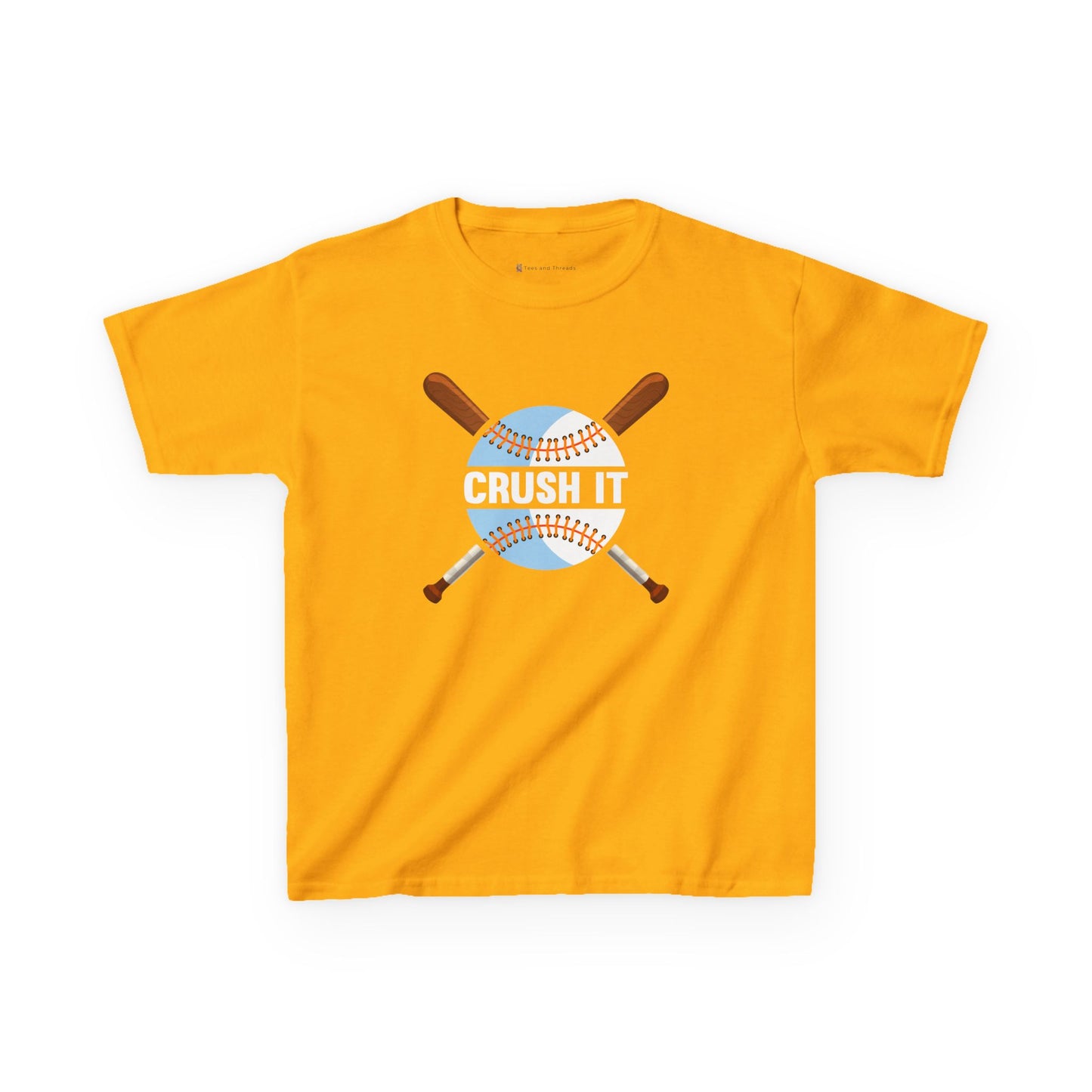 Kids' Crush It Baseball T-Shirt - 8 colors