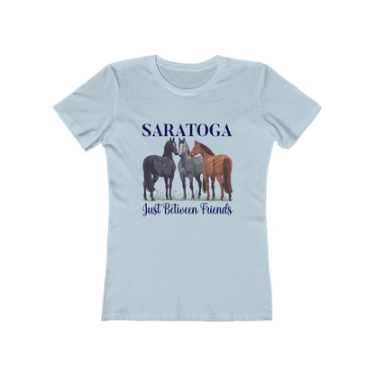 Women's Saratoga Between Friends Horse T-Shirt - 5 colors