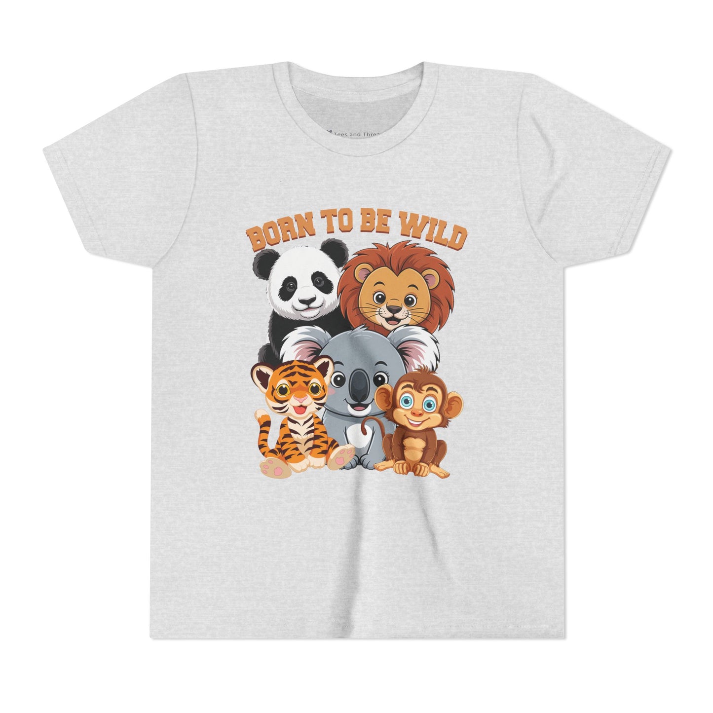 Born to Be Wild Animal Friends Kids T-Shirt