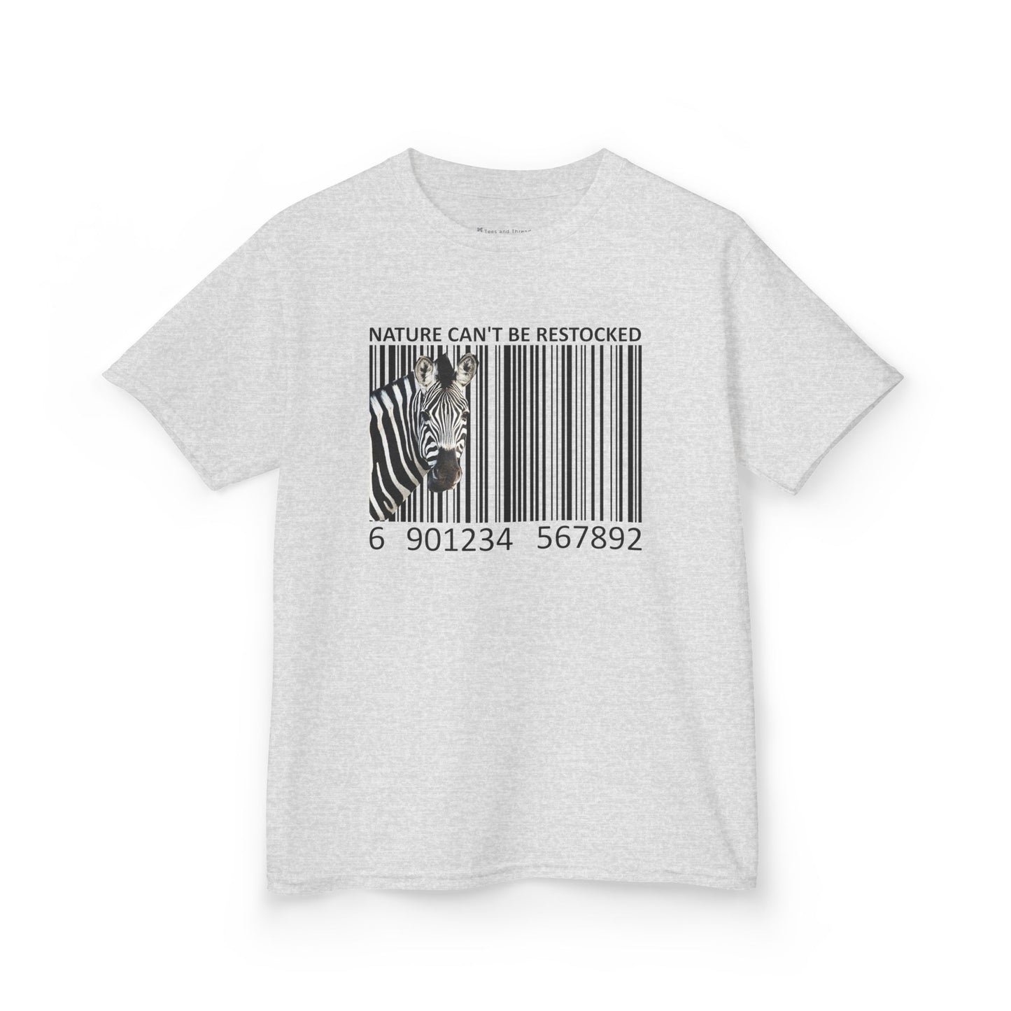 Kids' Nature Can't Be Restocked Zebra T-shirt - 10 colors