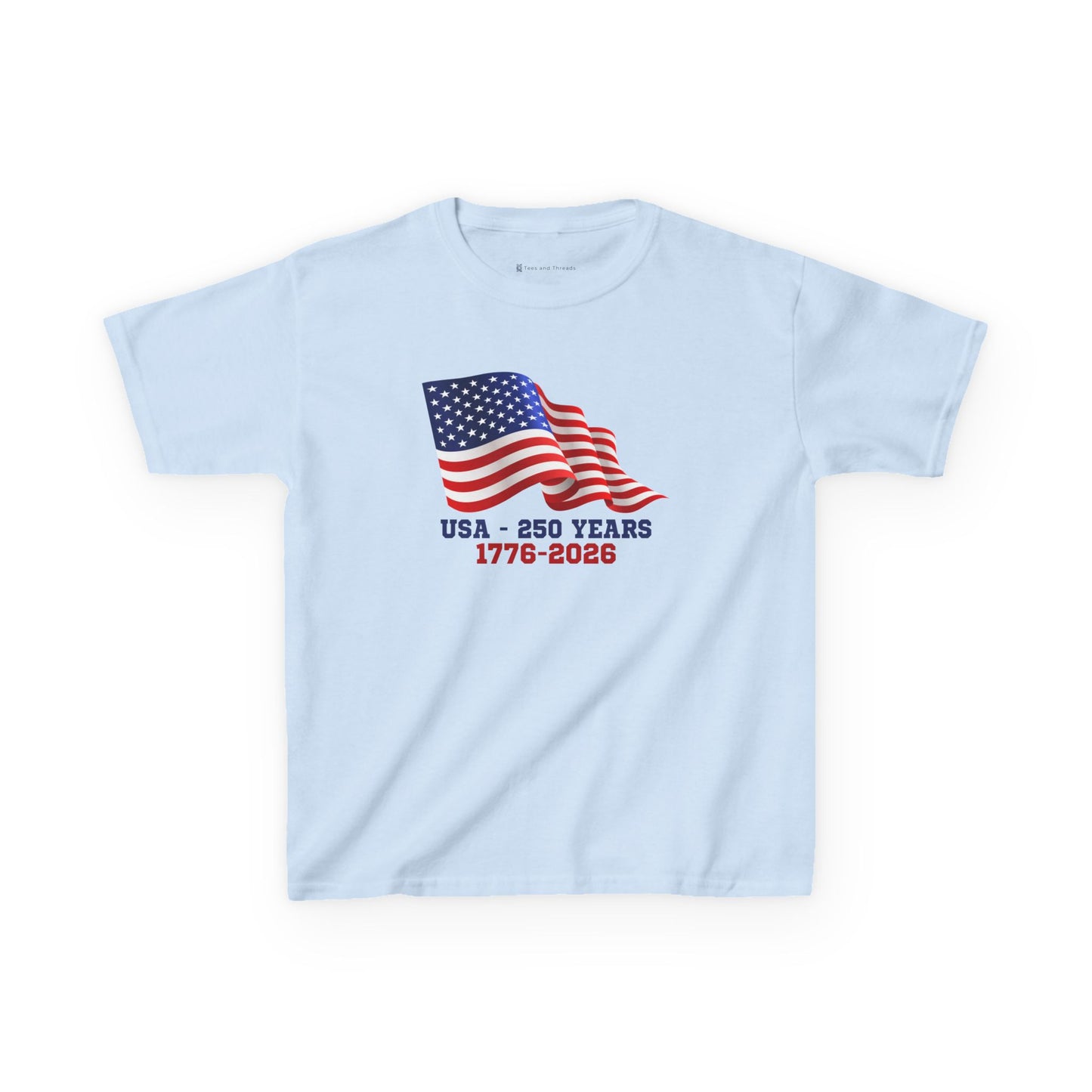 Kids' USA 250 Years Birthday 1776-2026 T-shirt - 15 colors