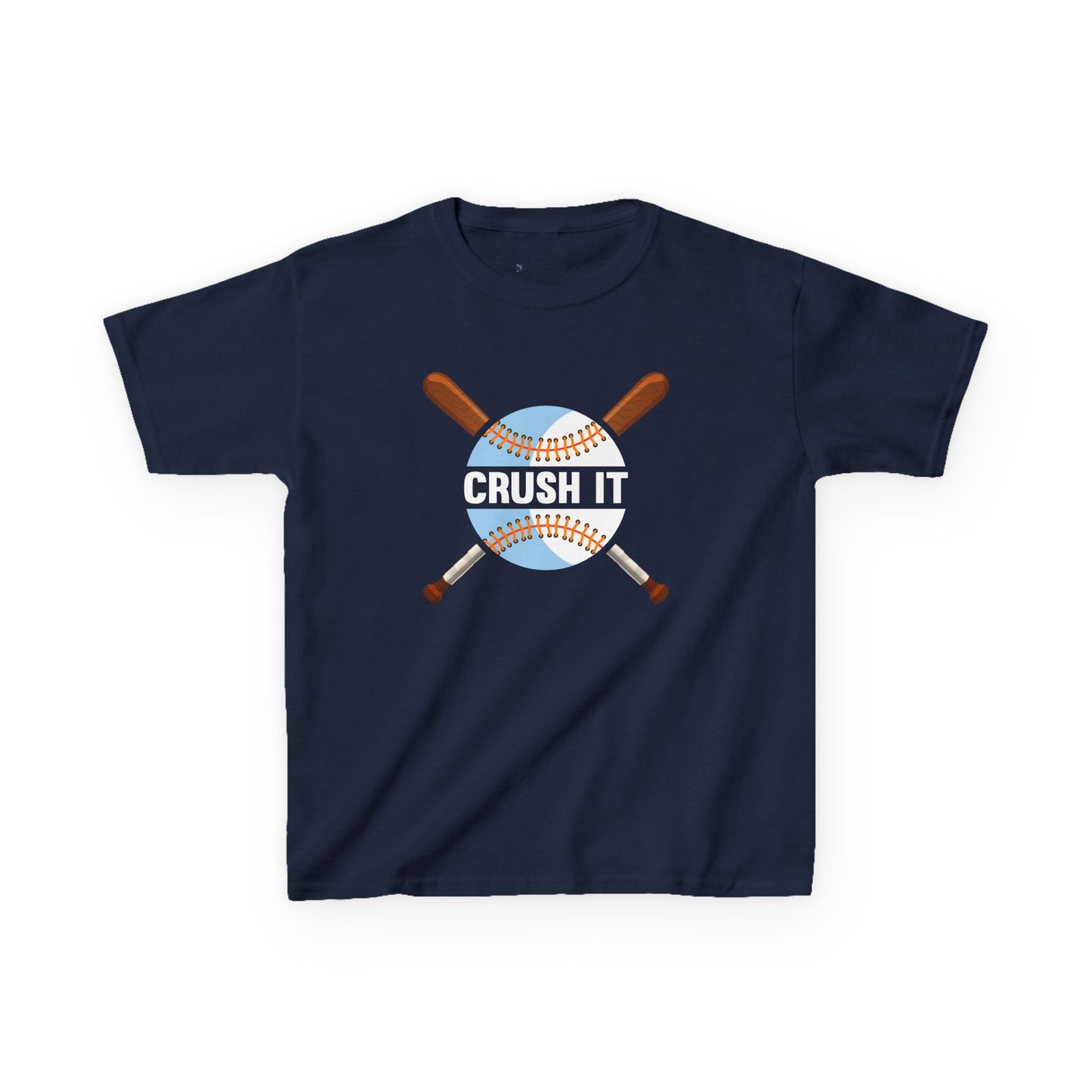 Kids' Crush It Baseball T-Shirt - 8 colors