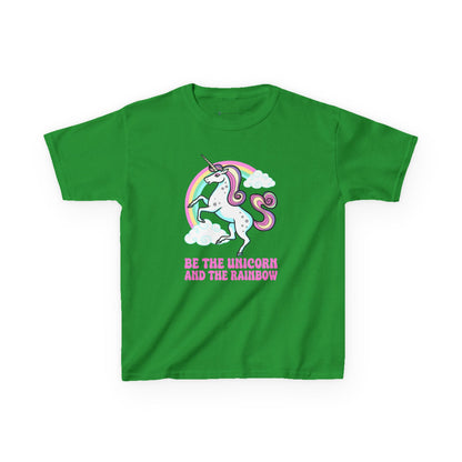 Kids' Be The Unicorn and The Rainbow T-Shirt - 17 Colors