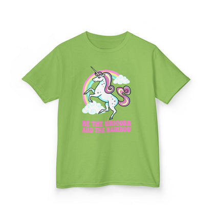 Kids' Be The Unicorn and The Rainbow T-Shirt - 17 Colors