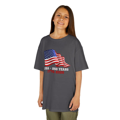Kids' USA 250 Years Birthday 1776-2026 T-shirt - 15 colors