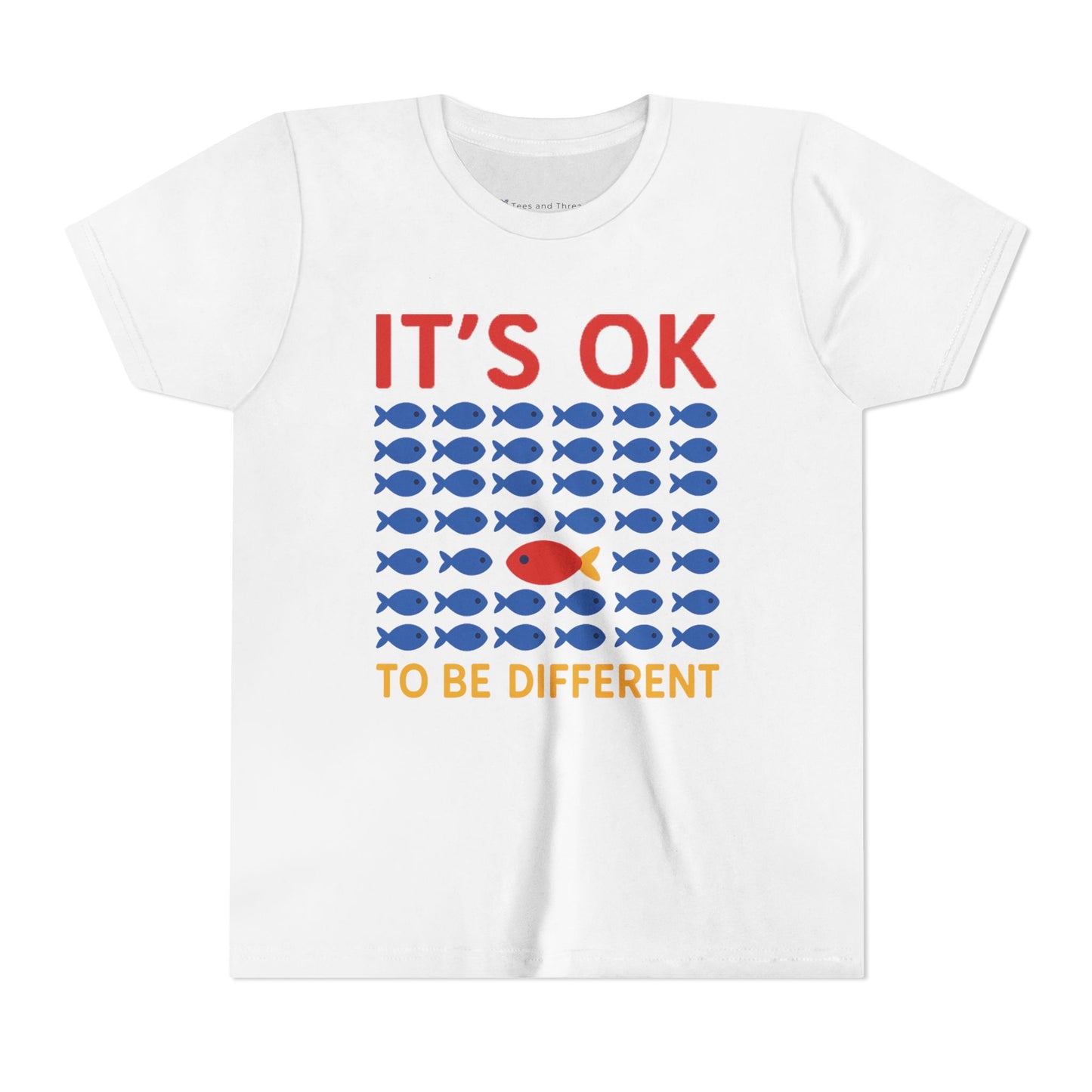 It's OK To Be Different Fishy Friends Kids T-Shirt