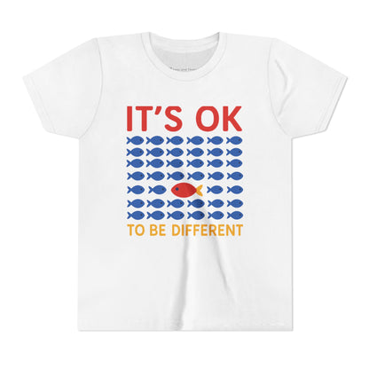 It's OK To Be Different Fishy Friends Kids T-Shirt