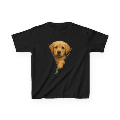 Kids' Peeking Puppy T-shirt - 15 colors
