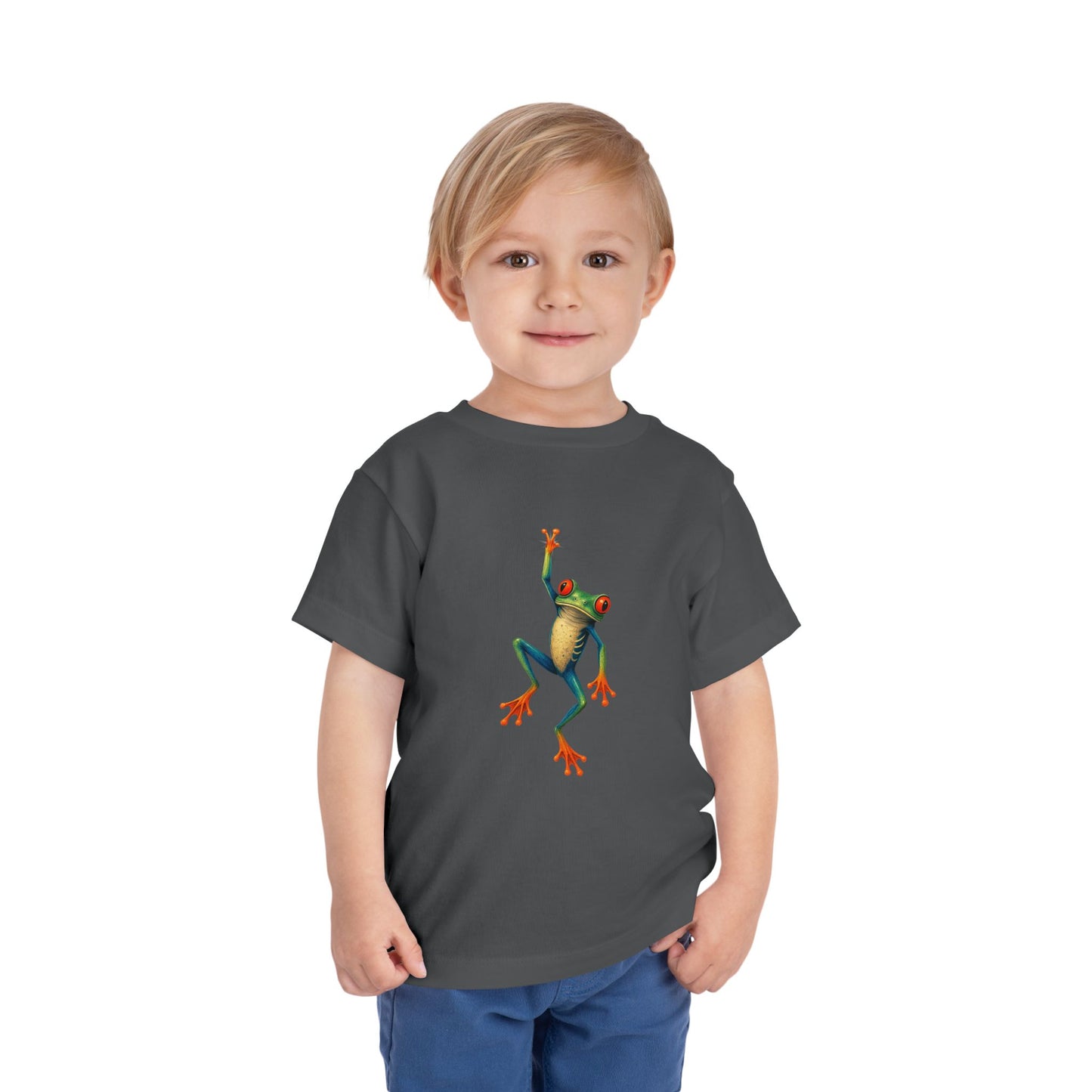 Hang on Froggy Cute Toddler Tee - 9 colors