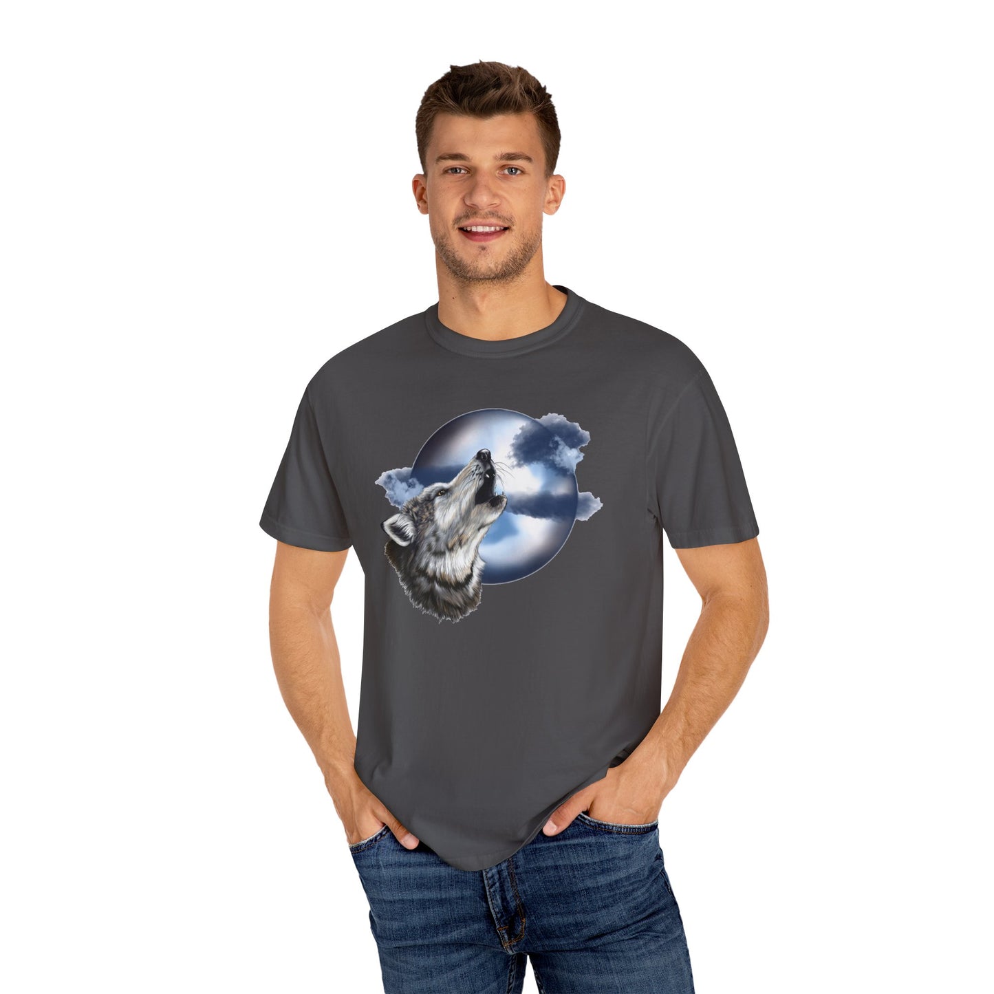 Howl at the Moon Lone Wolf T-Shirt - 13 colors