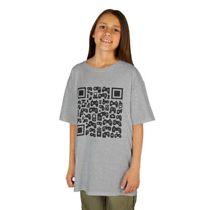 Kids' Gaming QR Code T-shirt - 7 colors