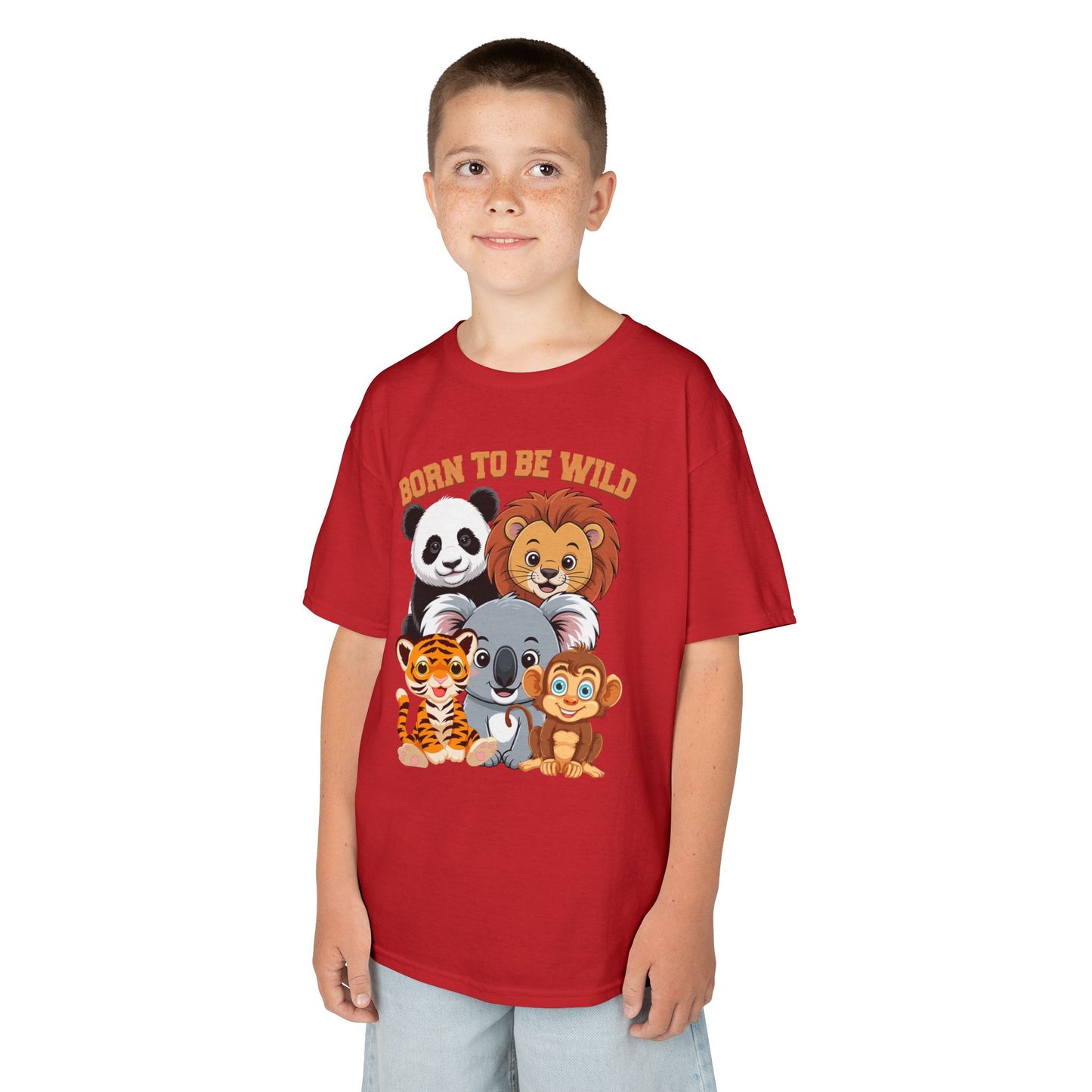 Kids' Born to Be Wild Animal Friends T-Shirt - 18 colors