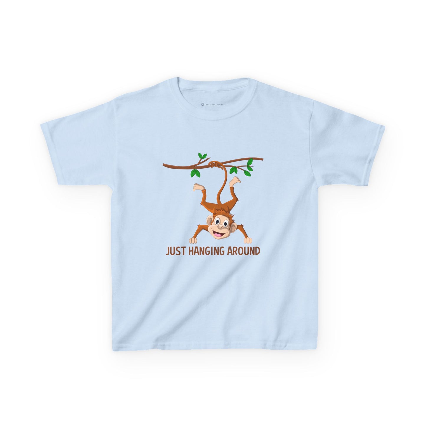 Kids' Just Hanging Around Monkey T-Shirt - 18 colors