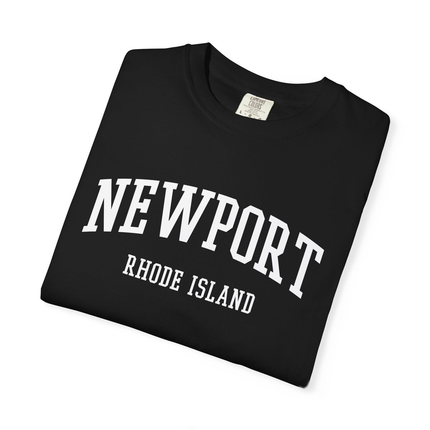 Newport Rhode Island Classic Block T-shirt - 15 colors