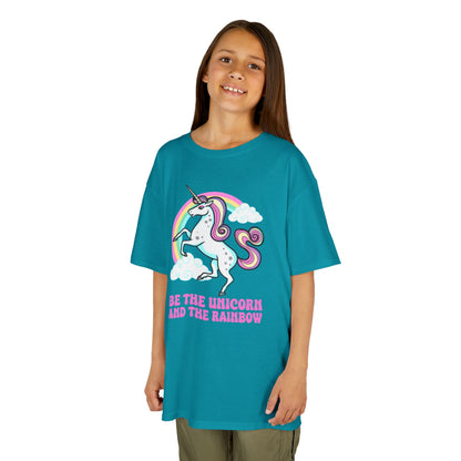 Kids' Be The Unicorn and The Rainbow T-Shirt - 17 Colors