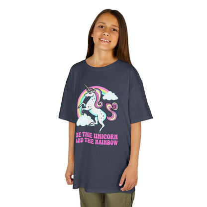 Kids' Be The Unicorn and The Rainbow T-Shirt - 17 Colors
