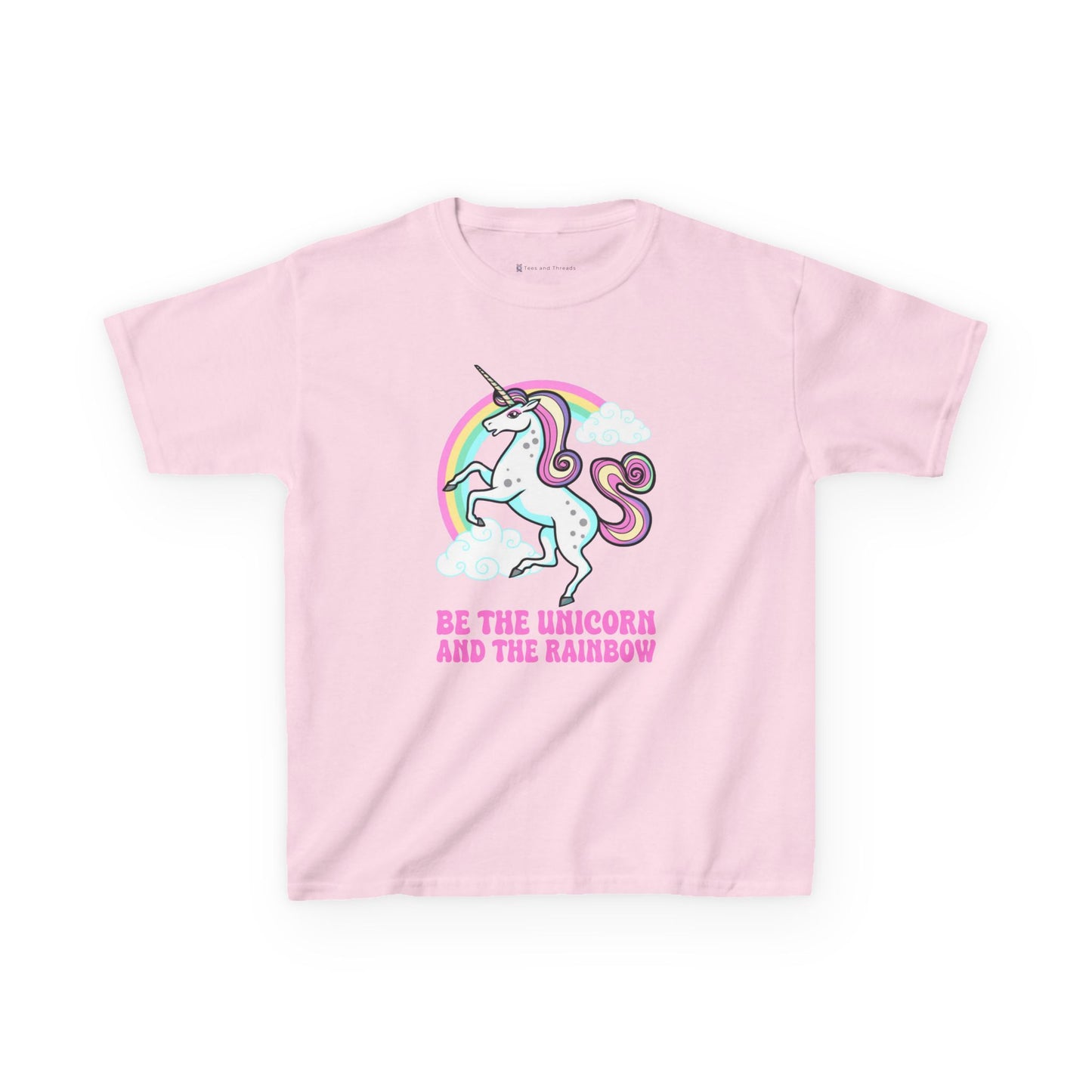 Kids' Be The Unicorn and The Rainbow T-Shirt - 17 Colors