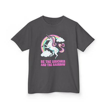 Kids' Be The Unicorn and The Rainbow T-Shirt - 17 Colors