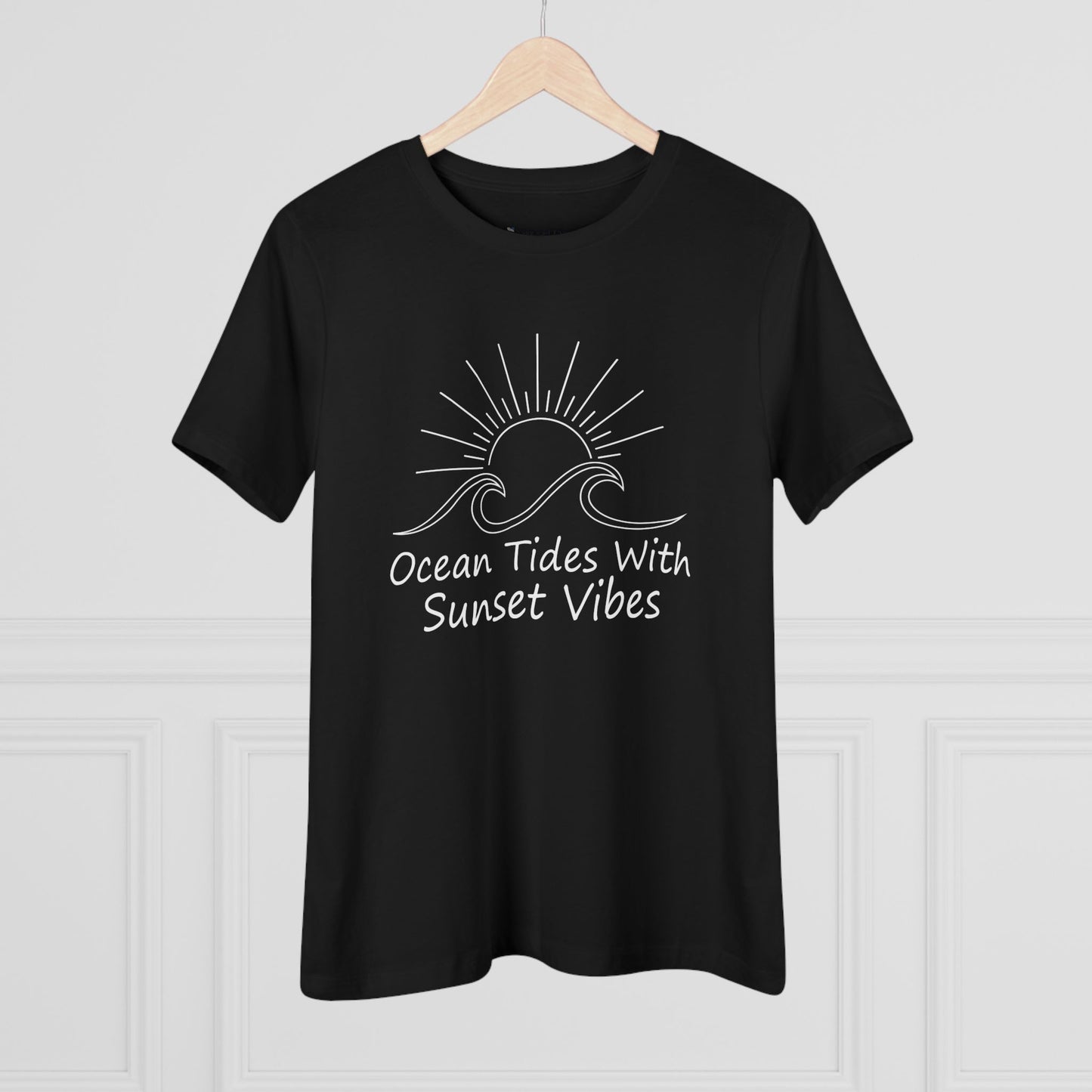 Women's Ocean Tides Sunset Vibes Semi-Relaxed T-Shirt - 8 colors