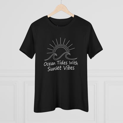 Women's Ocean Tides Sunset Vibes Semi-Relaxed T-Shirt - 8 colors
