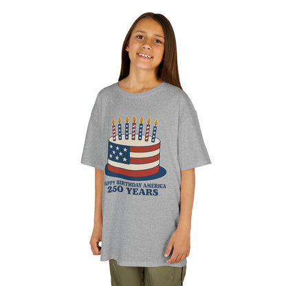 Kids' USA Birthday Cake T-shirt - 6 colors