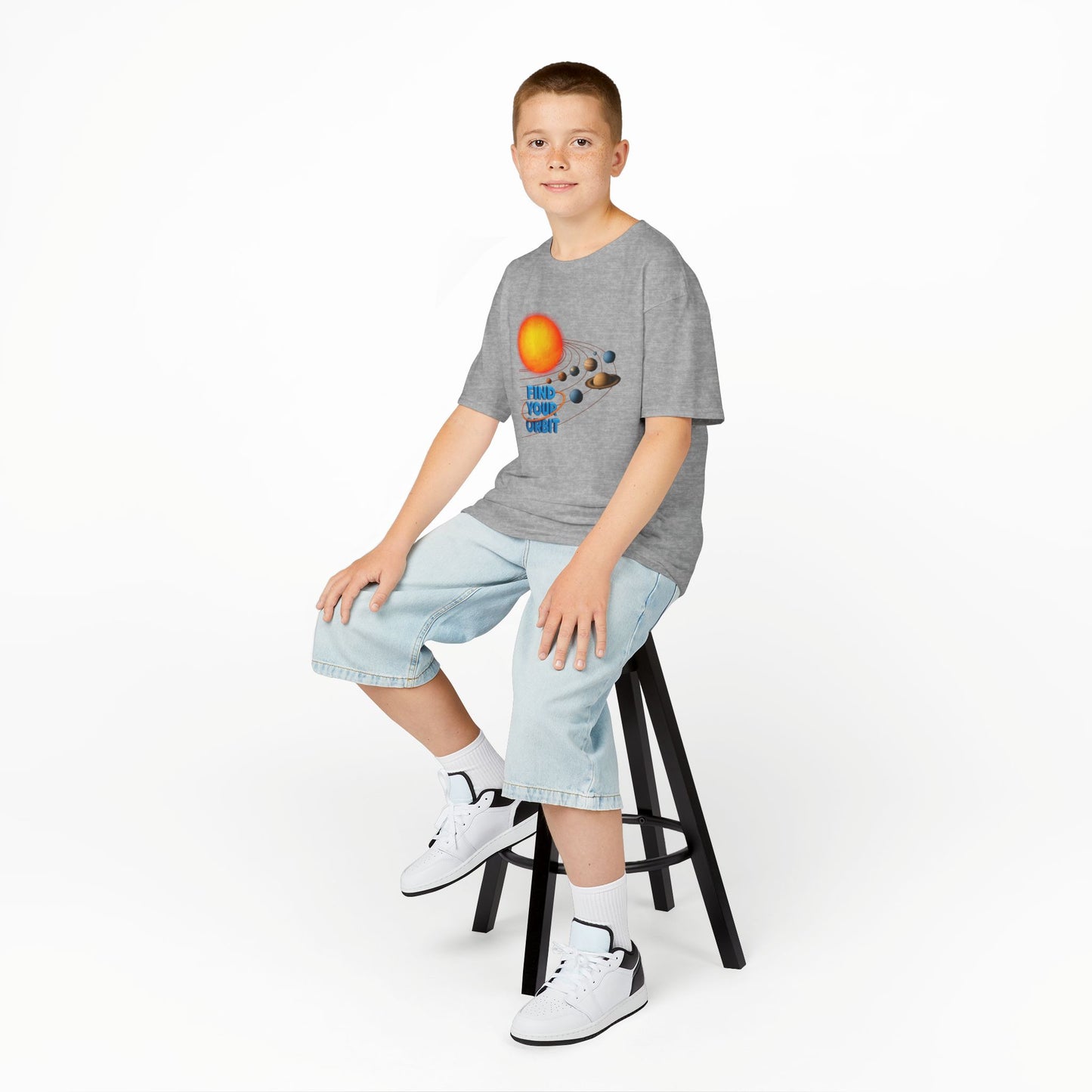 Kids' Find Your Orbit Planets T-shirt - 13 colors