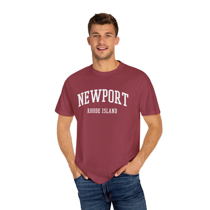 Newport Rhode Island Classic Block T-shirt - 15 colors