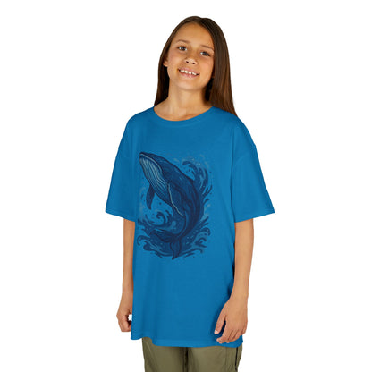 Kids' Soaring Whale T-shirt - 10 colors