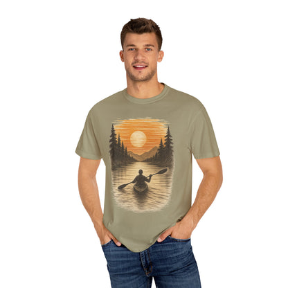 Sunset Kayak Unisex T-Shirt - 11 colors