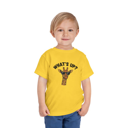 What's Up Cute Giraffe Toddler Tee - 6 colors